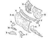 Mercedes Steering Column Housing Support - Genuine Mercedes 2236283800