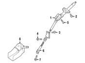 Mercedes Steering Column Switch Housing - Genuine Mercedes 9079001405649051