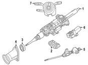 Mercedes Steering Column Switch Housing - Genuine Mercedes 16790010288T92