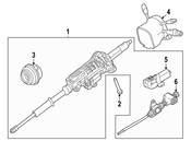 Mercedes Steering Column Tilt Motor - Genuine Mercedes 2234606401