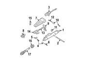 Mercedes Steering Coupling Boot - Genuine Mercedes 2114600596