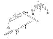 Mercedes Steering Shaft - Genuine Mercedes 2104600209