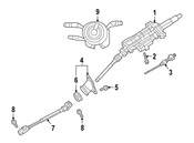 Mercedes Steering Shaft - Genuine Mercedes 4634601701