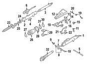 Mercedes Steering Shaft - Genuine Mercedes 2204600309