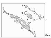Mercedes Steering Tie Rod End - Genuine Mercedes 2904602800