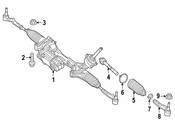 Mercedes Steering Tie Rod End - Genuine Mercedes 447460005564