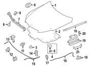 Mercedes Sunroof Frame Bolt - Genuine Mercedes 0159902101
