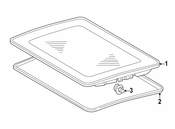 Mercedes Sunroof Glass Seal - Genuine Mercedes 2157800098