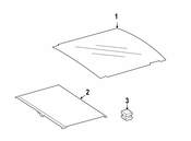 Mercedes Sunroof Stopper - Genuine Mercedes 1647840177