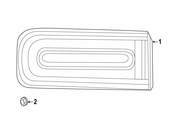 Mercedes Tail Light Assembly - Genuine Mercedes 4639065301