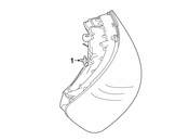 Mercedes Tail Light Assembly - Genuine Mercedes 190906490064
