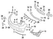 Mercedes Tow Eye Cap - Genuine Mercedes 20488501269999