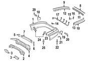 Mercedes Tow Eye Cap - Genuine Mercedes 22088504239999