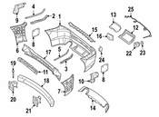 Mercedes Tow Hook Cover - Genuine Mercedes 25188502239999