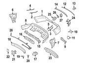 Mercedes Tow Hook Cover - Genuine Mercedes 16488521239999