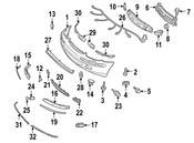 Mercedes Tow Hook Cover - Genuine Mercedes 22088512239999