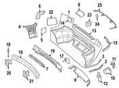 Mercedes Tow Hook Cover - Genuine Mercedes 25188533239197