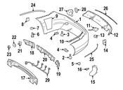 Mercedes Tow Hook Cover - Genuine Mercedes 20488508239999