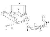 Mercedes Turbocharger Intercooler Spacer - Genuine Mercedes 3569912340