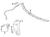 Mercedes Washer Fluid Reservoir - Genuine Mercedes 1908690120