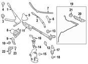 Mercedes Washer Fluid Reservoir - Genuine Mercedes 1728690300