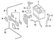 Mercedes Battery Cable - Genuine Mercedes 0009053306