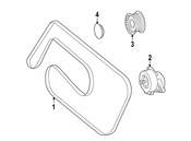 Mercedes Drive Belt Idler Pulley Cap - Genuine Mercedes 0029880135
