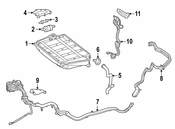 Mercedes Drive Motor Battery Pack Control Module Wiring Harness - Genuine Mercedes 2055405626