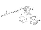 Mercedes Drive Motor Inverter Bracket - Genuine Mercedes 2055454900