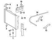 Mercedes Engine Coolant Overflow Hose - Genuine Mercedes 4635001875