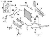 Mercedes Engine Coolant Pipe - Genuine Mercedes 2425016558