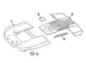 Mercedes Engine Cover - Genuine Mercedes 2790103500