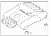 Mercedes Engine Cover - Genuine Mercedes 1390108800