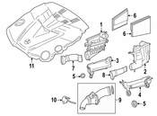 Mercedes Engine Cover - Genuine Mercedes 6420103867