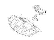 Mercedes Engine Cover - Genuine Mercedes 1645200322