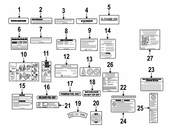 Mercedes Engine Decal - Genuine Mercedes 1645840326