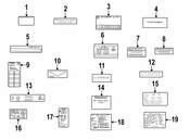 Mercedes Engine Decal - Genuine Mercedes 2035841917