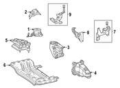 Mercedes Engine Mount - Genuine Mercedes 2532401900
