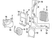 Mercedes Engine Oil Cooler Bracket - Genuine Mercedes 2125000031