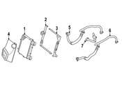 Mercedes Engine Oil Cooler Bracket - Genuine Mercedes 1725000531