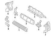 Mercedes Engine Oil Cooler Cover - Genuine Mercedes 1725050288