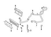 Mercedes Engine Oil Cooler Line - Genuine Mercedes 1371801930