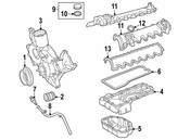 Mercedes Engine Valve Cover - Genuine Mercedes 1370160505