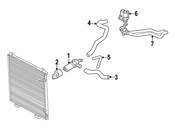 Mercedes Engine Water Pump Bracket - Genuine Mercedes 2108300314