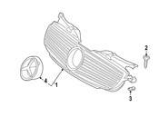 Mercedes Grille Screw - Genuine Mercedes 00000000145264