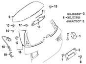 Mercedes Hatch Emblem - Genuine Mercedes 2478177800