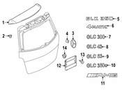Mercedes Hatch Emblem - Genuine Mercedes 2048172215