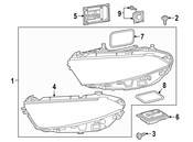 Mercedes Headlight - Genuine Mercedes 1779060104