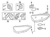 Mercedes Headlight - Genuine Mercedes 2579064302