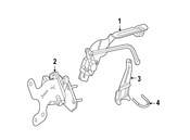 Mercedes Headlight Level Sensor - Genuine Mercedes 2045401917